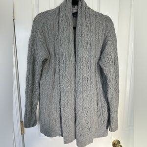 Ann Taylor Grey wool cardigan